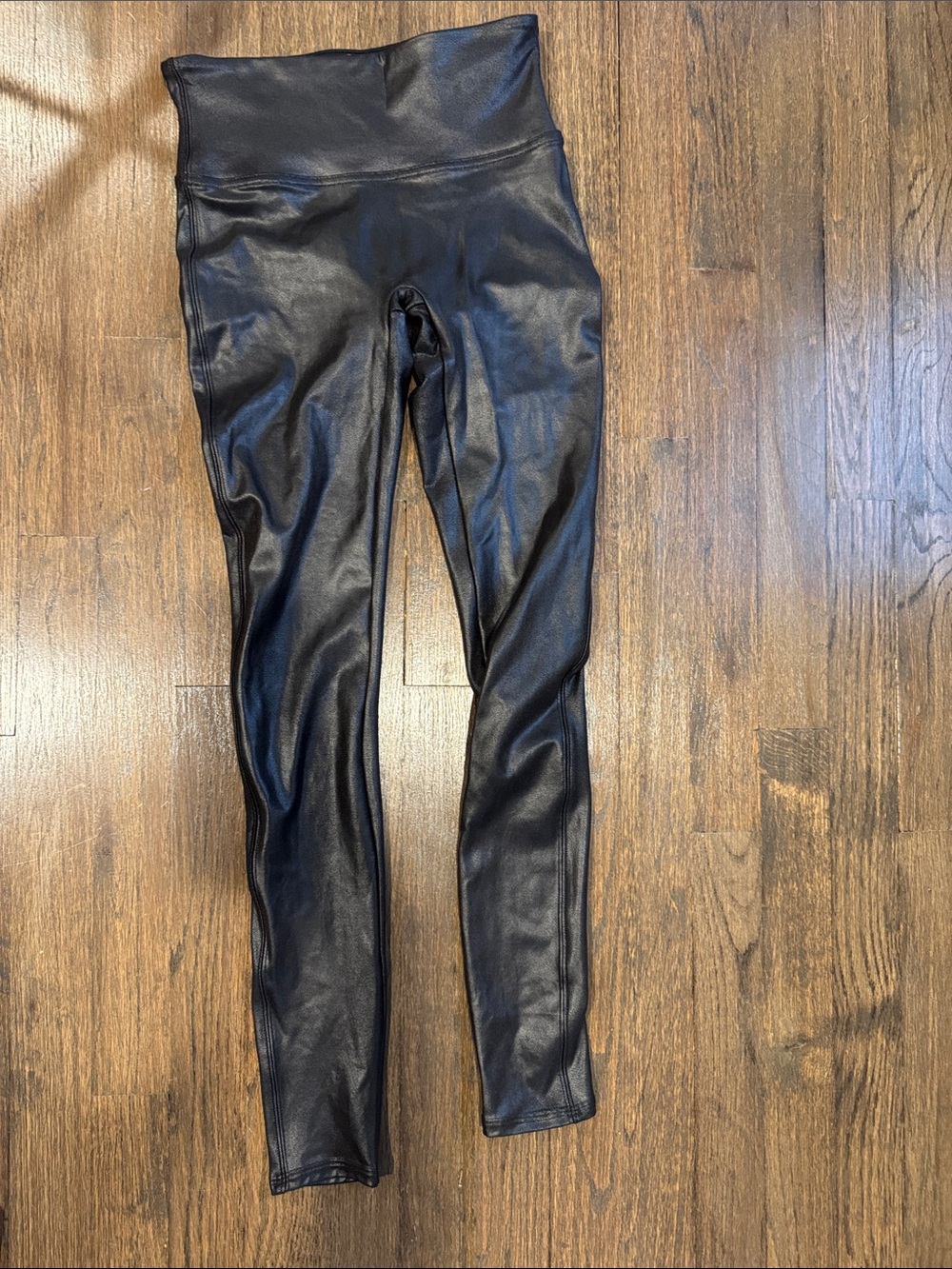 Spanx Faux Leather Black Women's Leggings